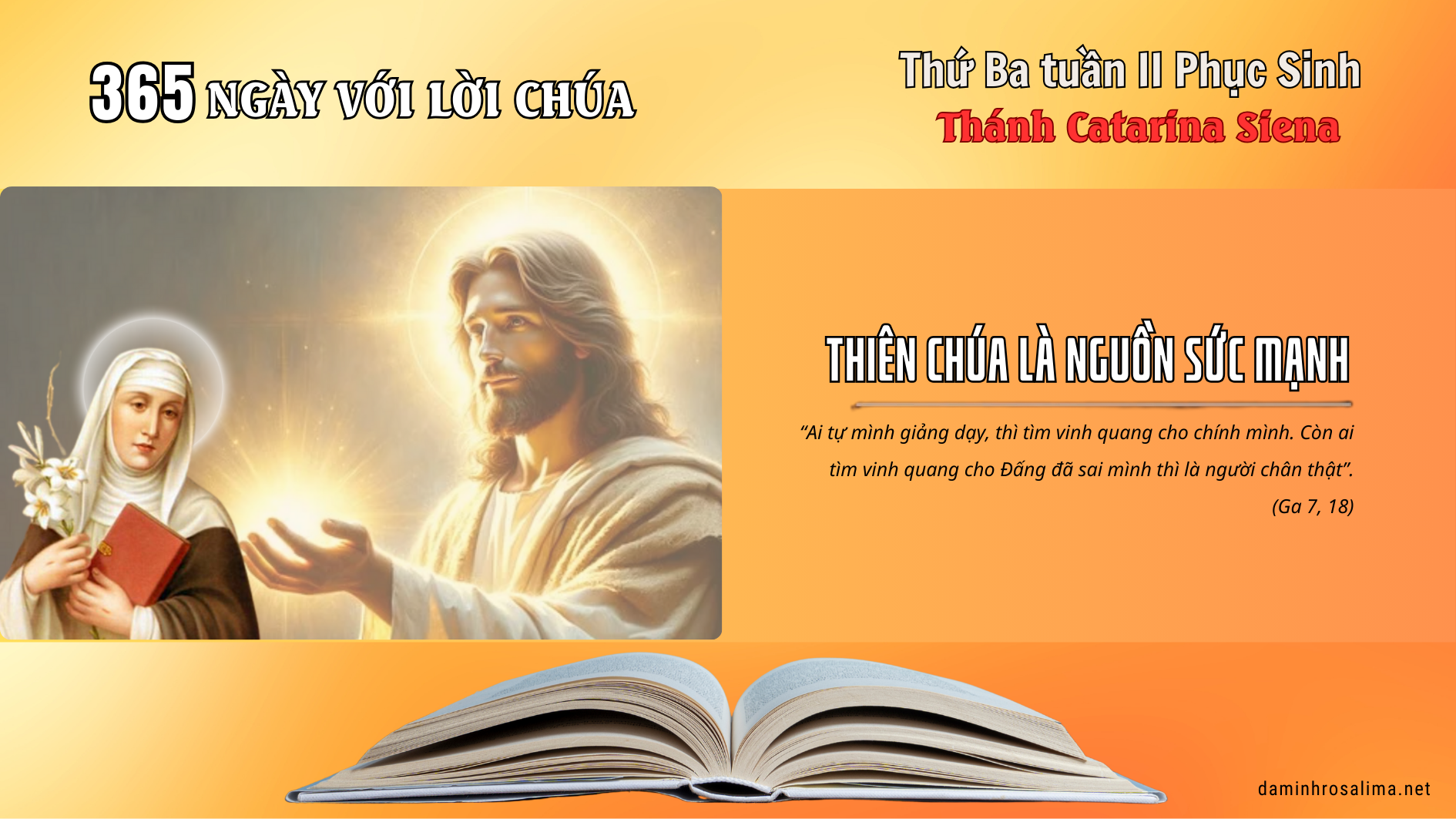 Thứ Ba tuần II Phục Sinh - Thánh Catarina Siena - Lễ kính